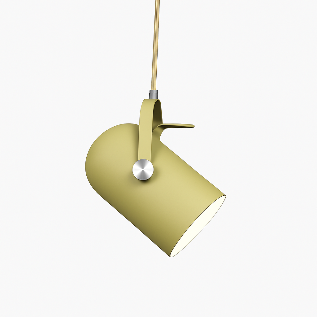 Aluminium hanglamp in kleur