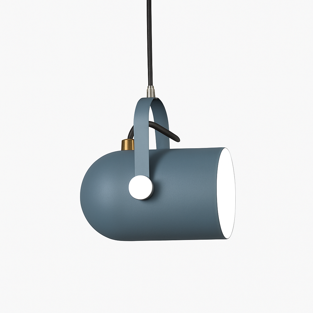 Aluminium hanglamp in kleur