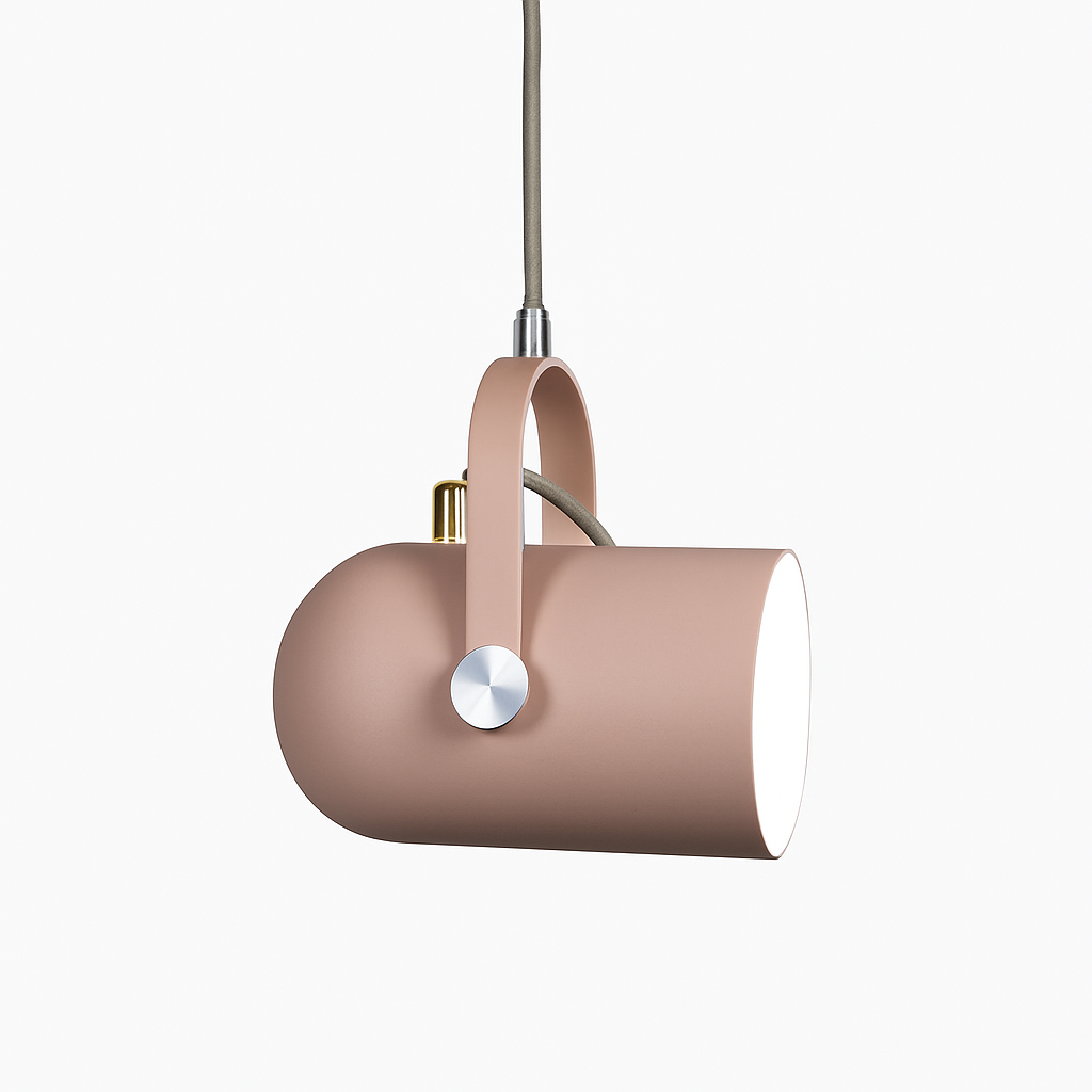 Aluminium hanglamp in kleur