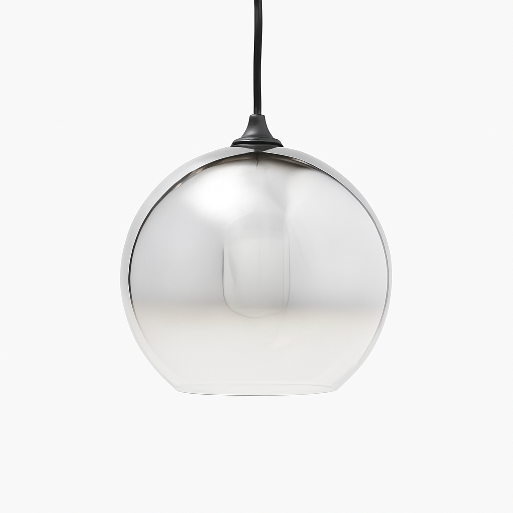Design LED hanglamp in glazen bol Loft