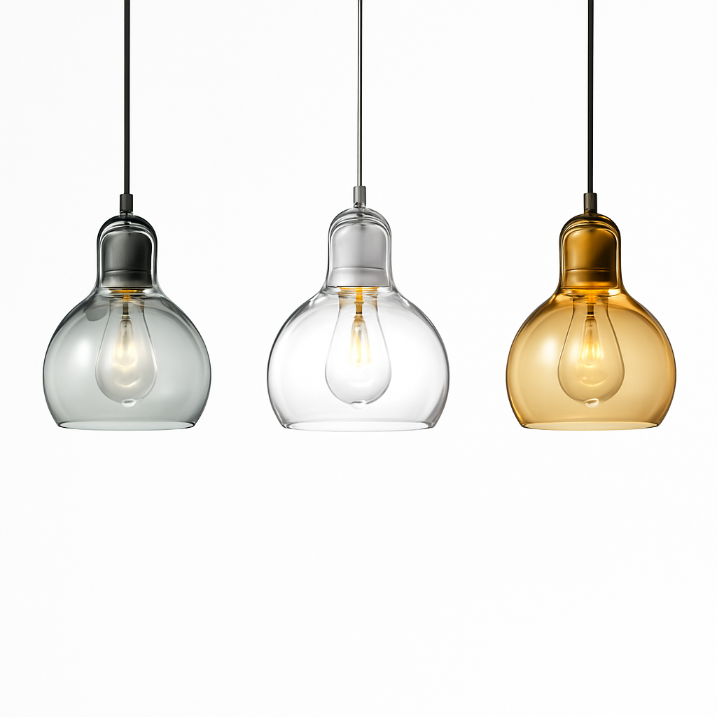 Design LED hanglamp van glas Loft
