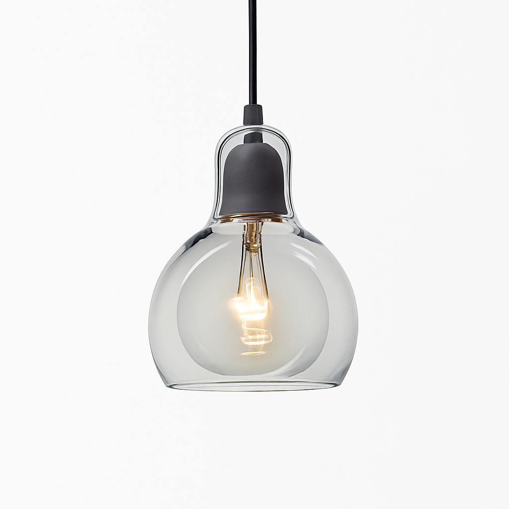 Design LED hanglamp van glas Loft