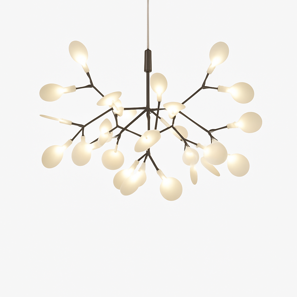 Moderne LED hanglamp boom kleur koper of zwart Thuis