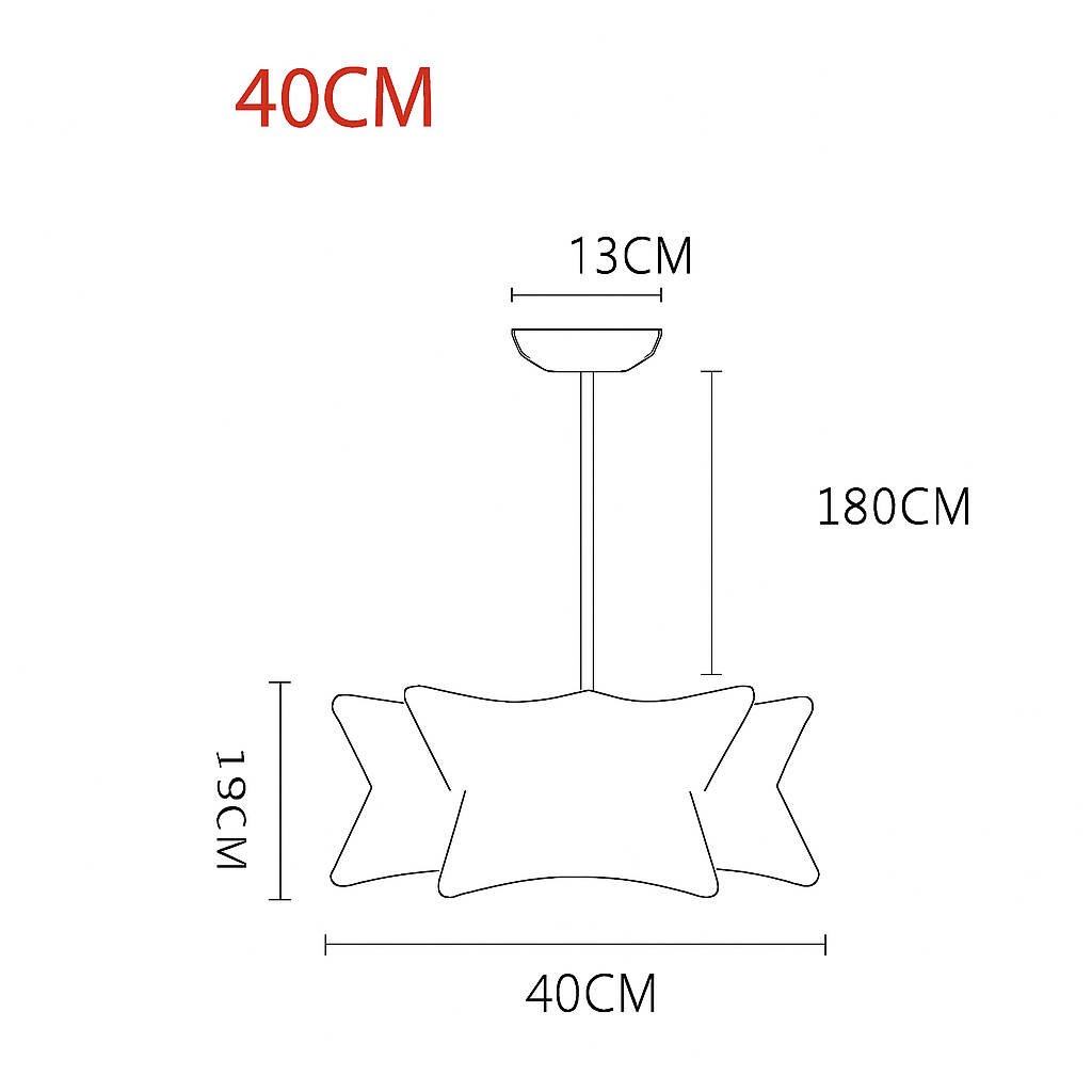 Moderne papieren hanglamp in Japanse stijl Silk