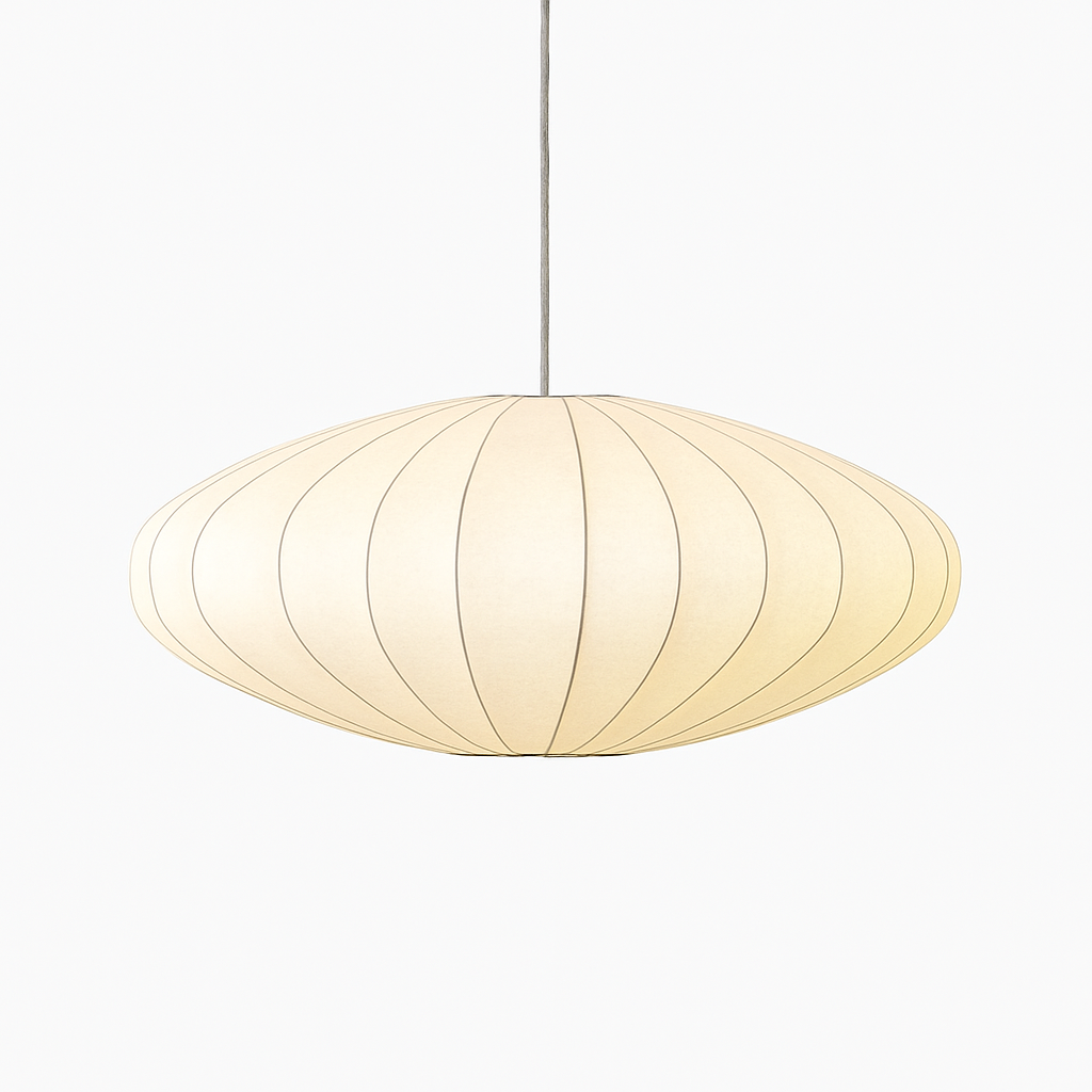 Moderne papieren hanglamp in Japanse stijl Silk