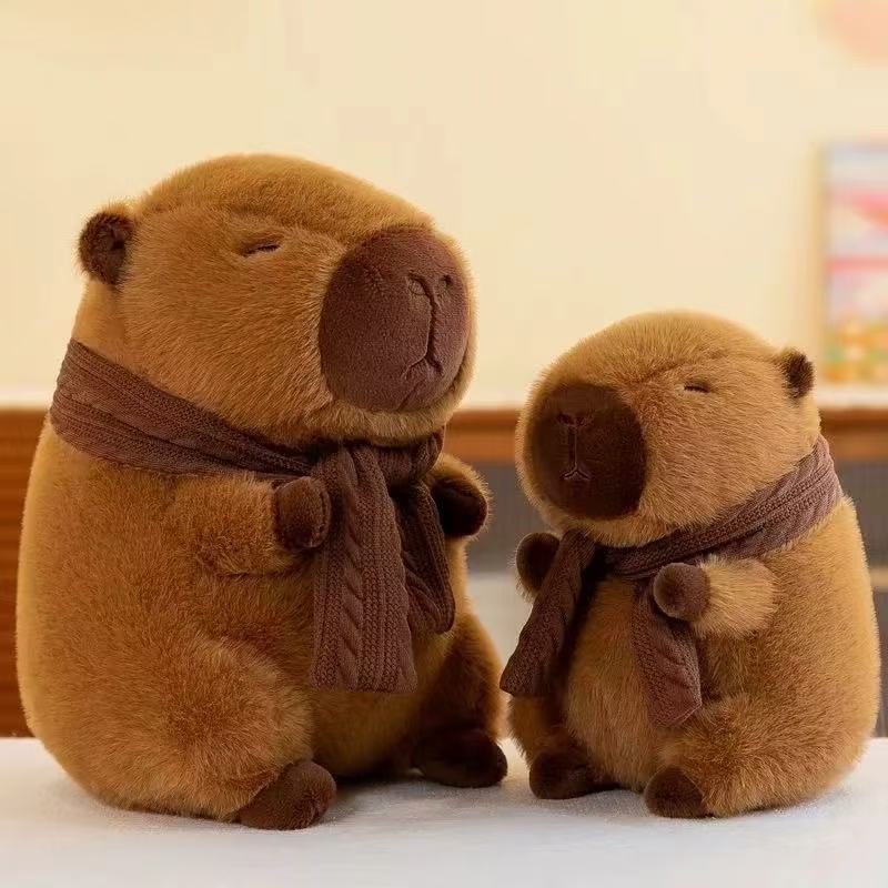 Schattige Capybara Knuffel | Pluchen Speelgoed voor Baby's, Kinderen en Volwassenen | KnuffelCapy