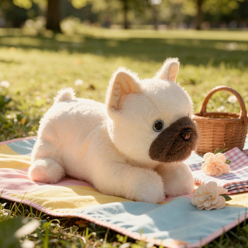 Schattige Knuffel Hond | Bulldog Pluche Speelgoed | Stoffen Dier | KnuffelBully