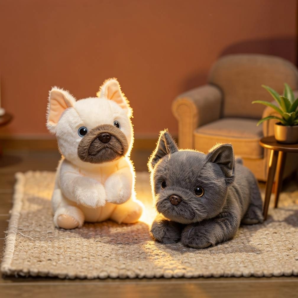 Schattige Knuffel Hond | Bulldog Pluche Speelgoed | Stoffen Dier | KnuffelBully