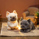 Schattige Knuffel Hond | Bulldog Pluche Speelgoed | Stoffen Dier | KnuffelBully