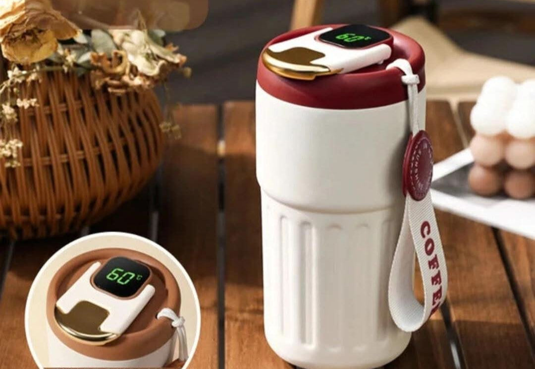 Thermos met nauwkeurige temperatuurweergave
