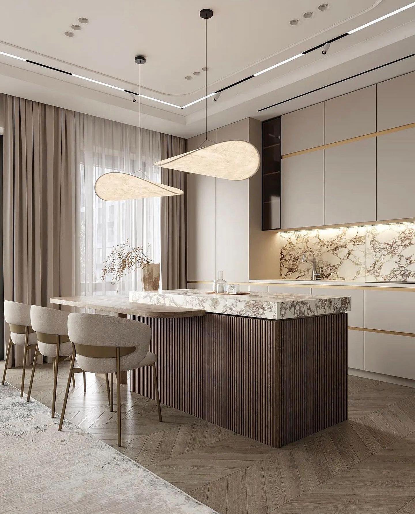 Sereca Hanglamp van Papier en Glasvezel