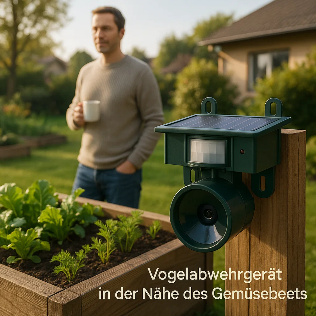 TerraGuard | Weerbestendige Vogelverschrikkers met PIR & Zonne-energie