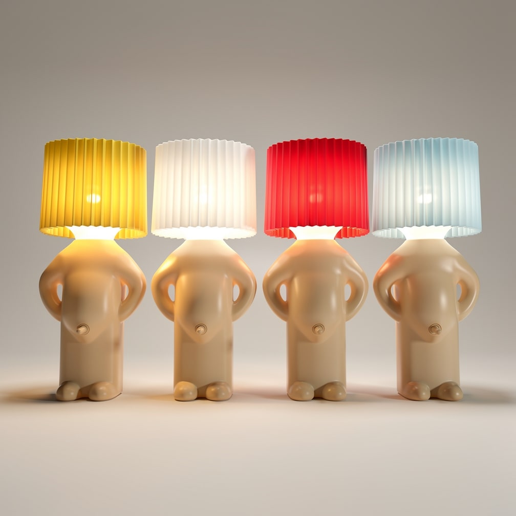 Humorvolle Tafellamp | LED Nachtlamp | Bureau Lamp | PeekaLume