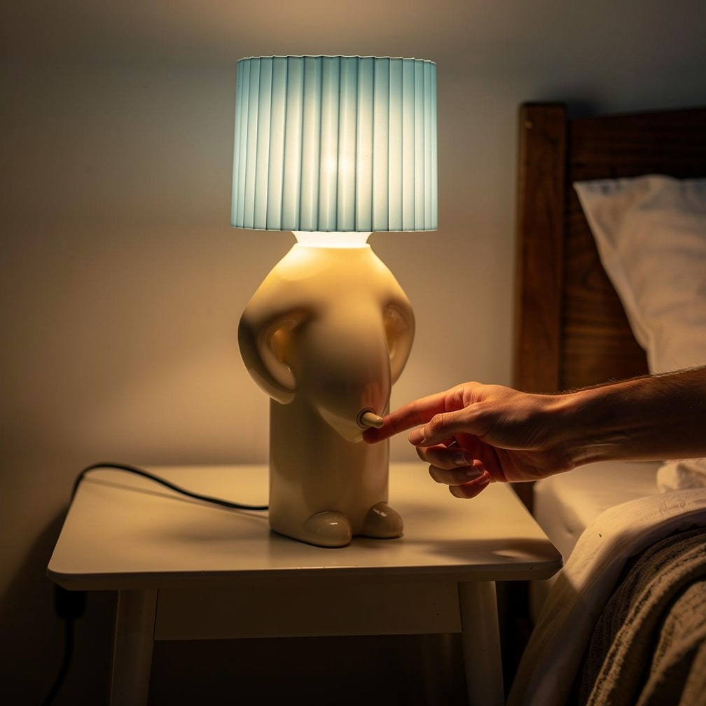 Humorvolle Tafellamp | LED Nachtlamp | Bureau Lamp | PeekaLume