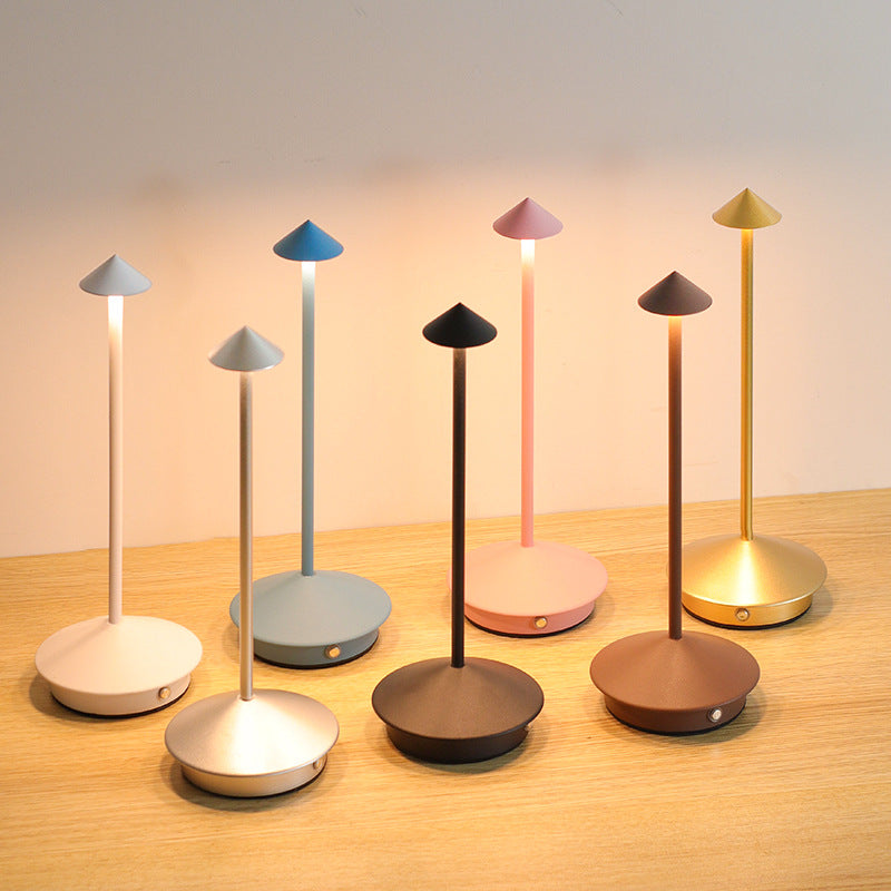 Tafellamp met accu | Draadloze tafellamp | Dimbare lamp met touch | Lunelle