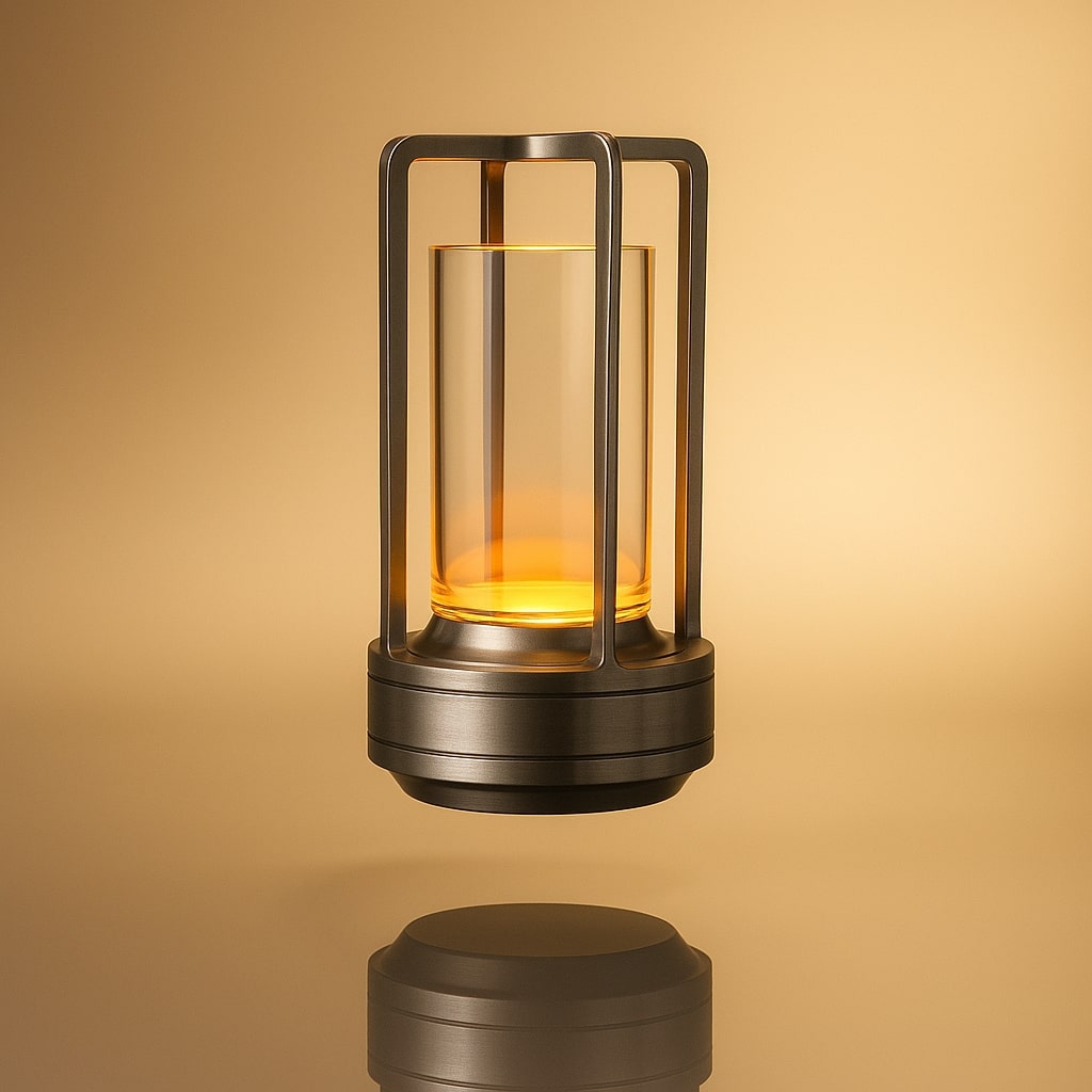 Tafellamp met accu | Moderne LED Tafellamp | Lantaarn Lamp | NordicLicht