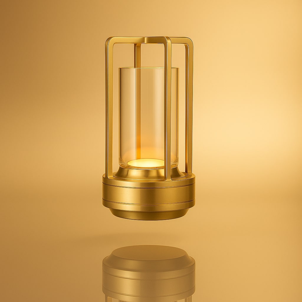Tafellamp met accu | Moderne LED Tafellamp | Lantaarn Lamp | NordicLicht