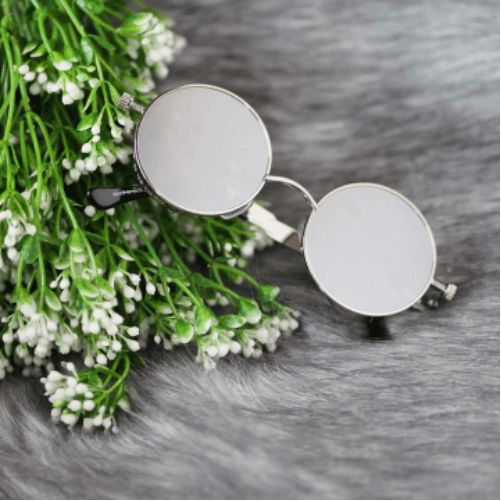 Unisex Retro Ronde Zonnebril met UV400 Bescherming