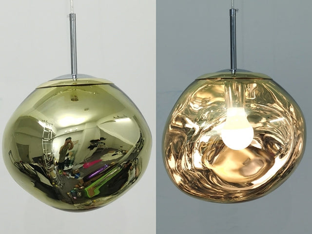 Gloeiende bol kroonluchter | Opvallend lava-ontwerp met warme LED-verlichting voor een gezellige, elegante inrichting.