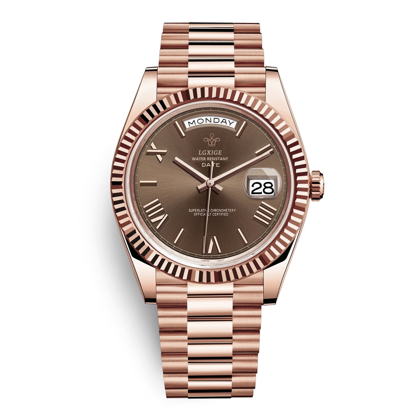 Herenhorloge met Dag- en Datumaanduiding – Tijdloos en Elegant