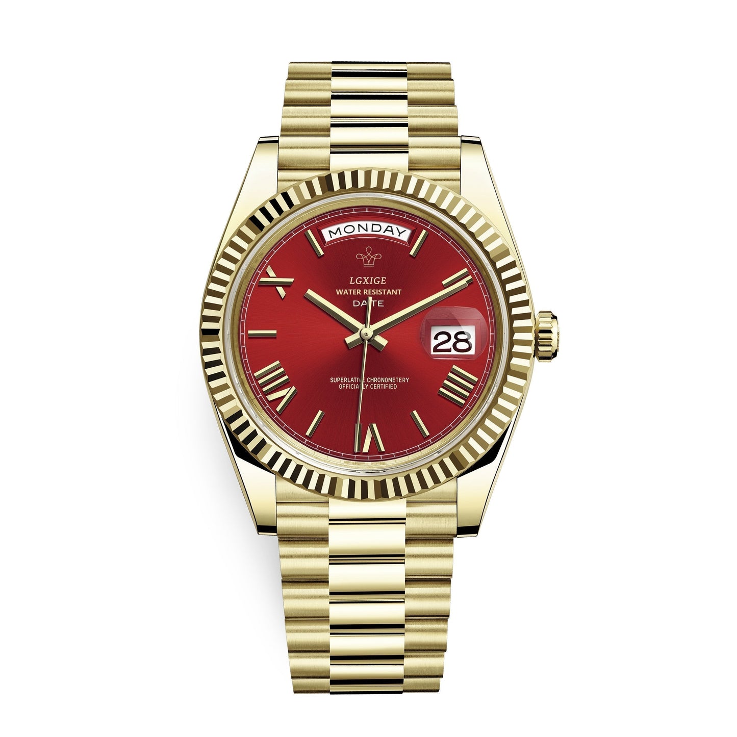 Herenhorloge met Dag- en Datumaanduiding – Tijdloos en Elegant