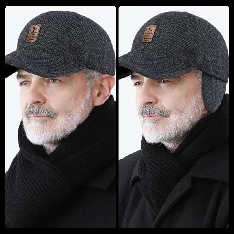 Vinterbaseballcap met Oorkleppen - Warm, Stijlvol en Praktisch