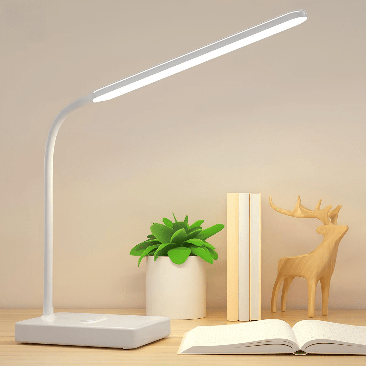 USB Oplaadbare LED Bureau Lamp met Flexibele Arm