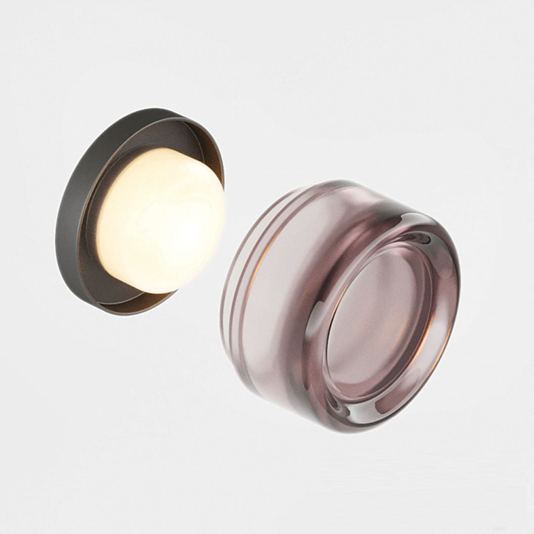 Veylura | LED Wandlamp – Glas & Metaal, Modern en Elegant Design