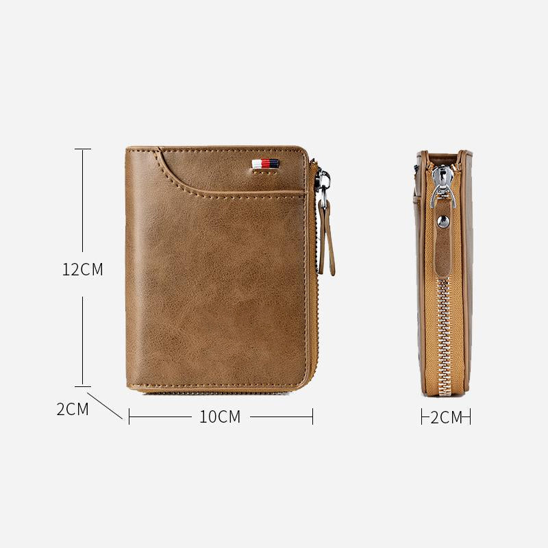 RFID-portemonnee voor Mannen - Veiligheid en Stijl | Vintage Ontwerp