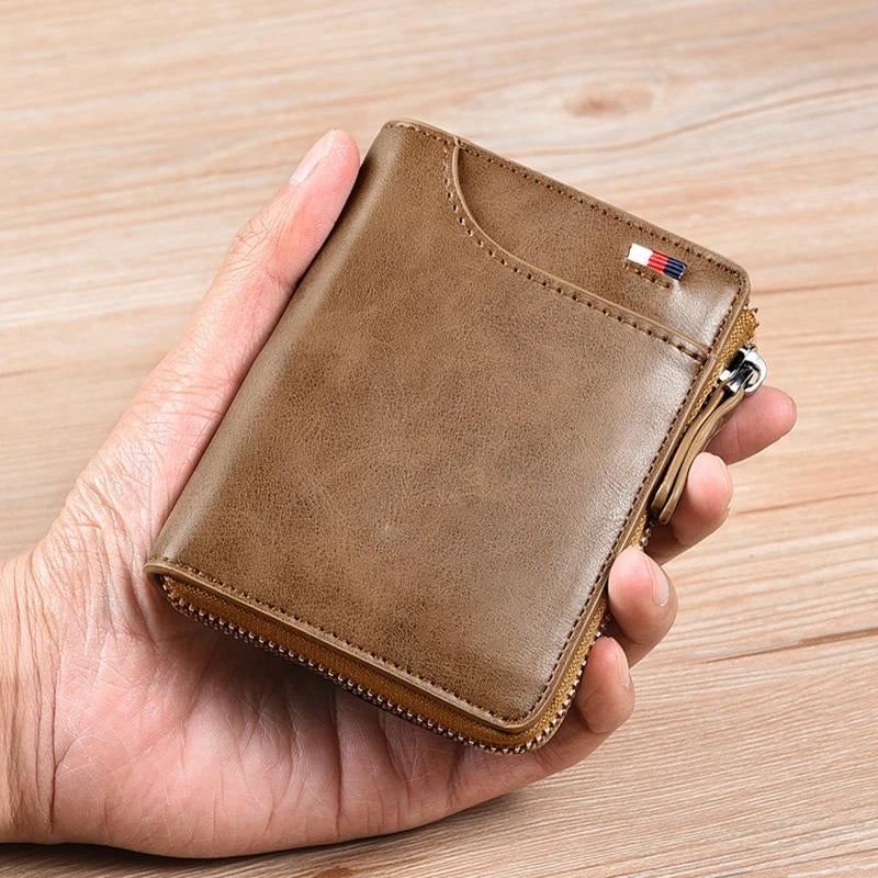 RFID-portemonnee voor Mannen - Veiligheid en Stijl | Vintage Ontwerp