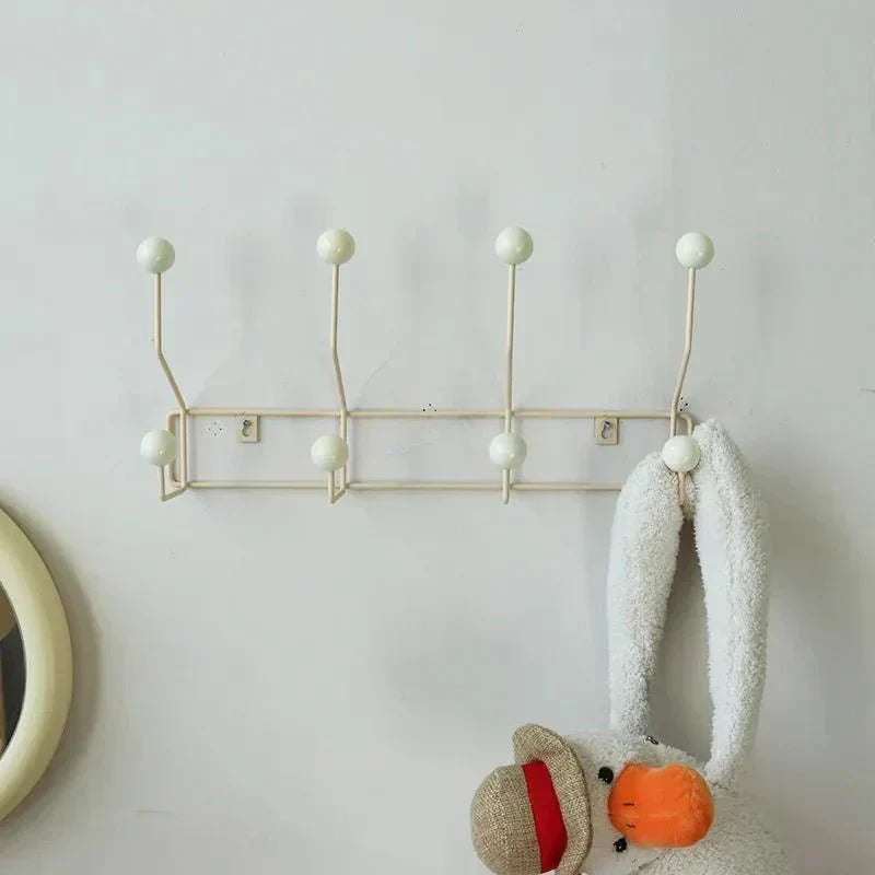 Vintage Kleerhangers Metaal Set - Klassieke Kapstok voor Jassen en Accessoires