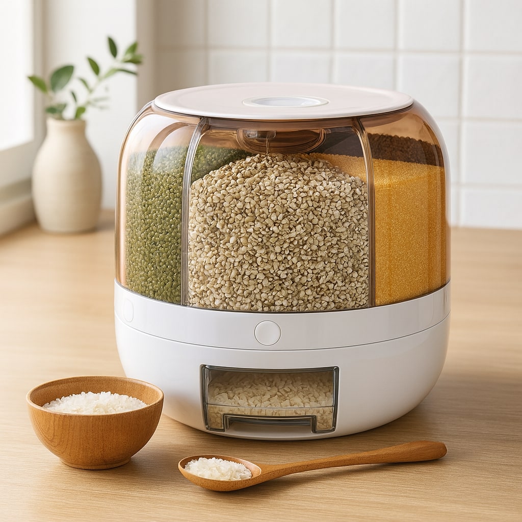 Muesli Dispenser | Opbergcontainer | Voorraadcontainer met Deksel | VoorraadBox
