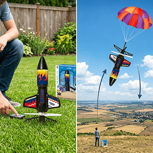 AirWhirl Pro β Elektrische Spinner Raket Speelgoed