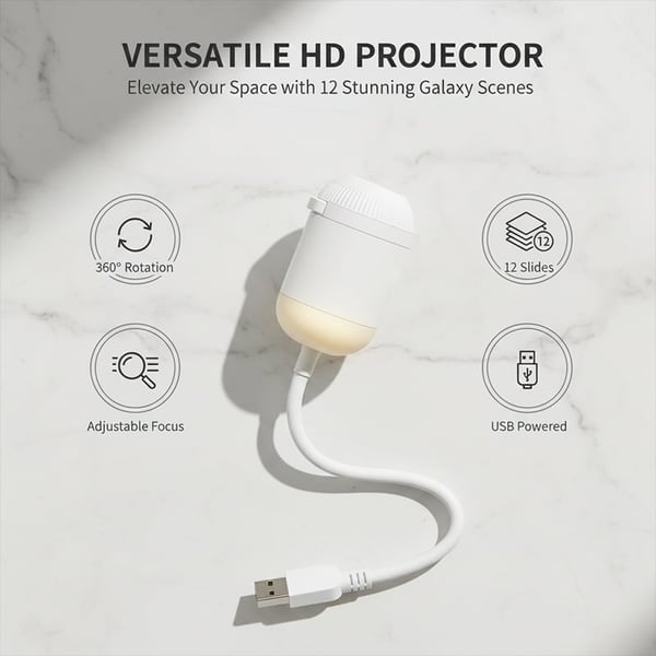 AstroLume | 6-in-1 USB Melkweg Sterren Projector