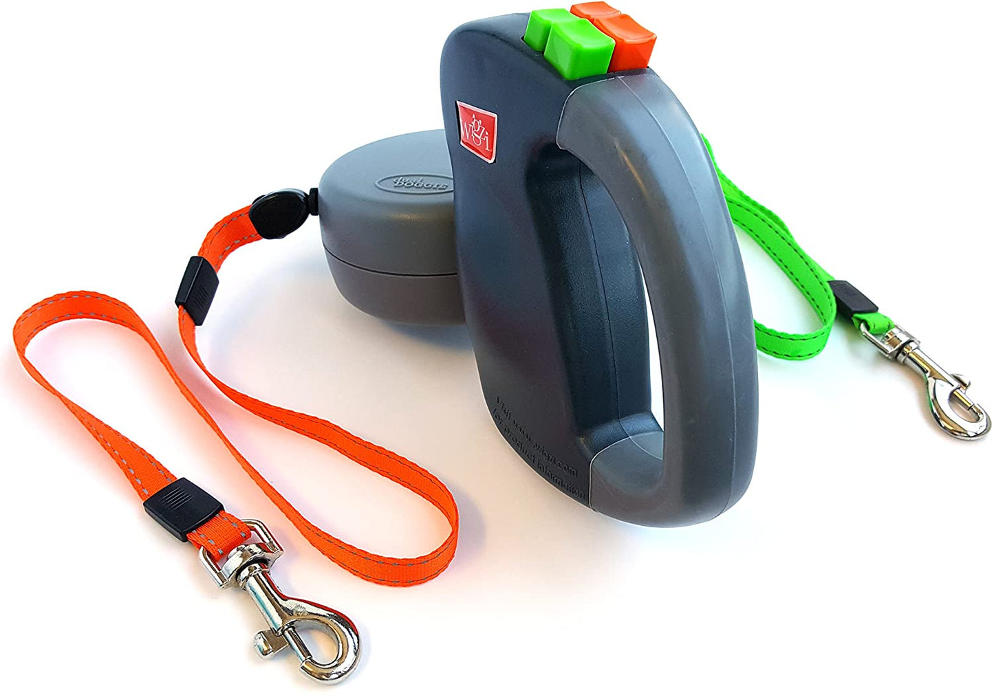 WalkMate | Dubbele Hondenriem – Vrij van In de Knopen
