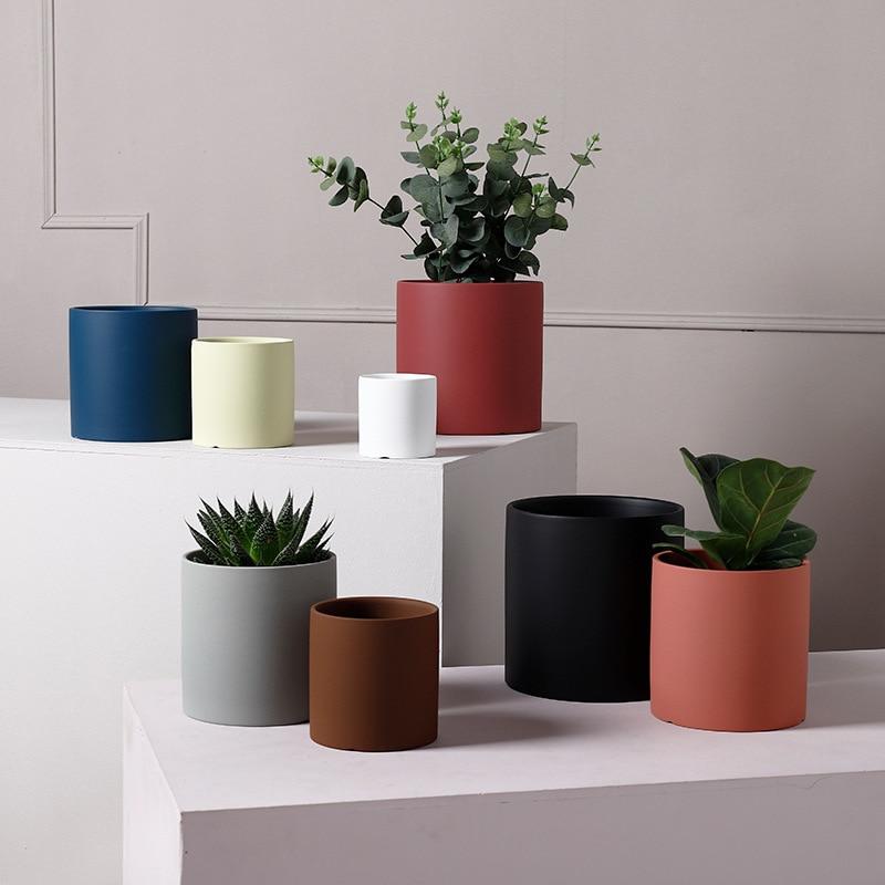 Kleurrijke Keramische Bloempotten