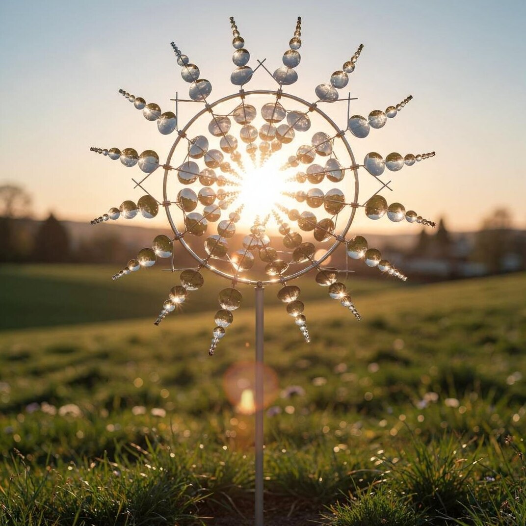 Windspel voor Tuin | Windmolen van Metaal | WindLume