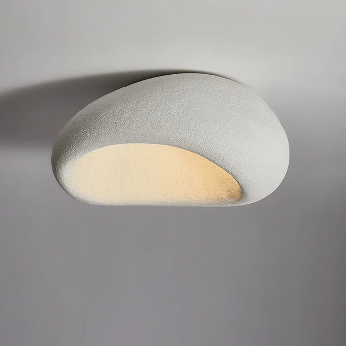 LED plafondlamp in wabi-sabi stijl – decoratieve organische plafonnière