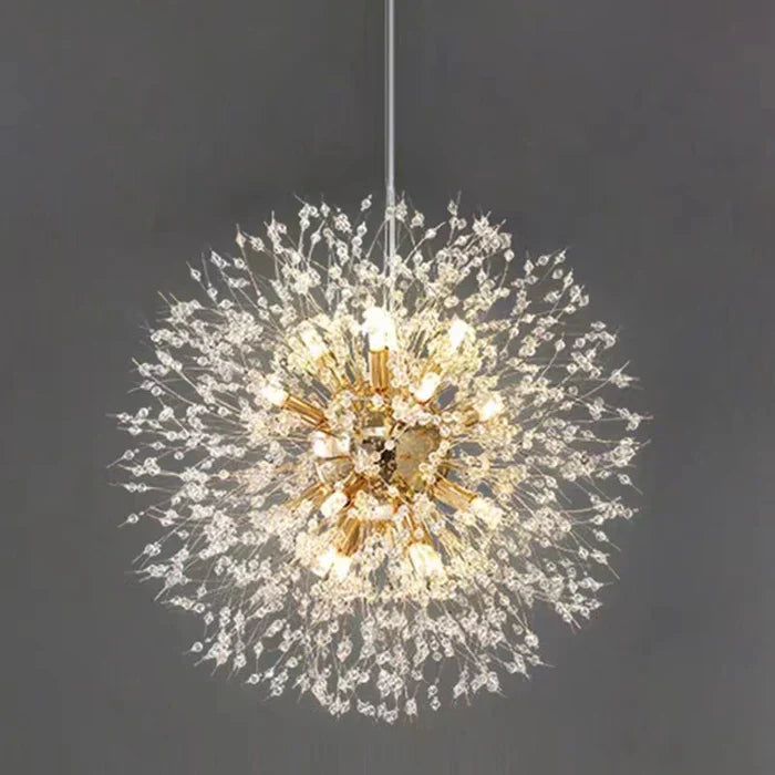 Exclusieve kroonluchter met kristallen – Elegante plafondlamp voor verfijnde interieurs
