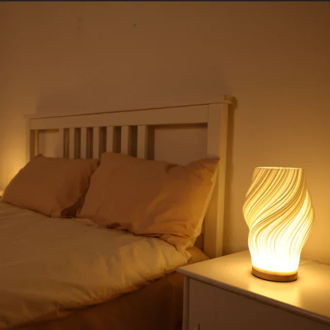 LED Tafellamp in Spiraalvorm