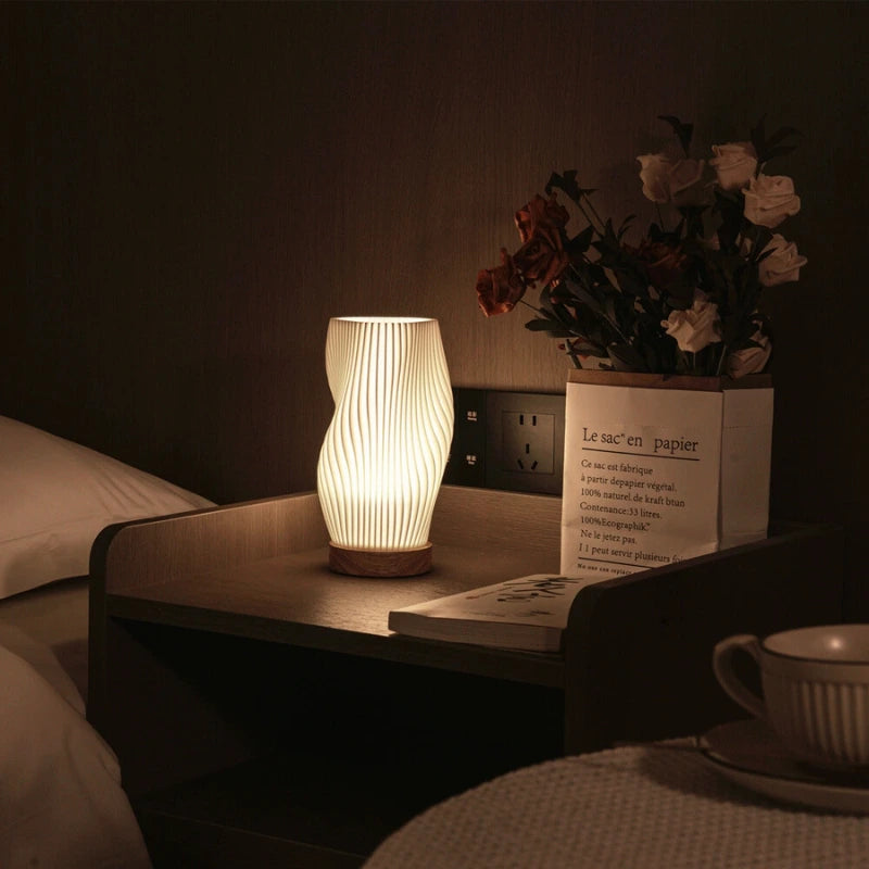 LED Tafellamp in Spiraalvorm