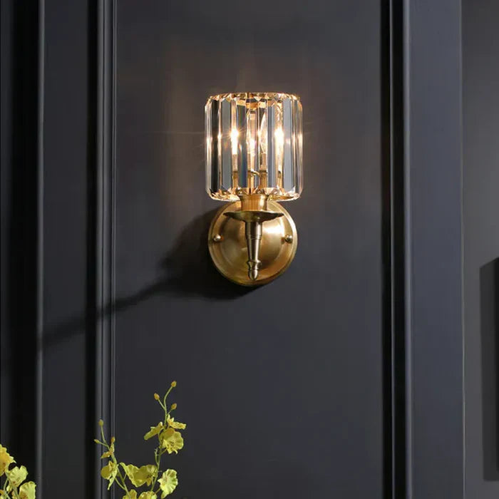 Elegante Wandlamp in Kristal in Glamourstijl