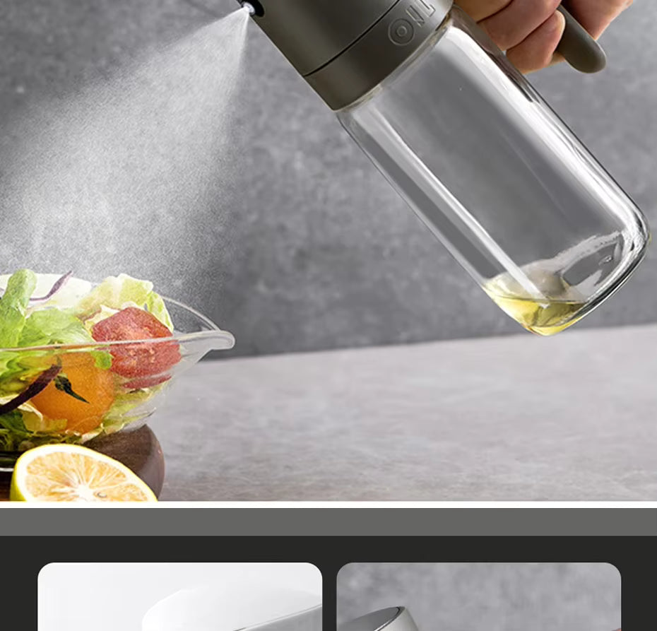 Gourmet Mist 250ml Hoge Borosilicaatglas Olie Sprayfles – Perfect voor Gezond Koken