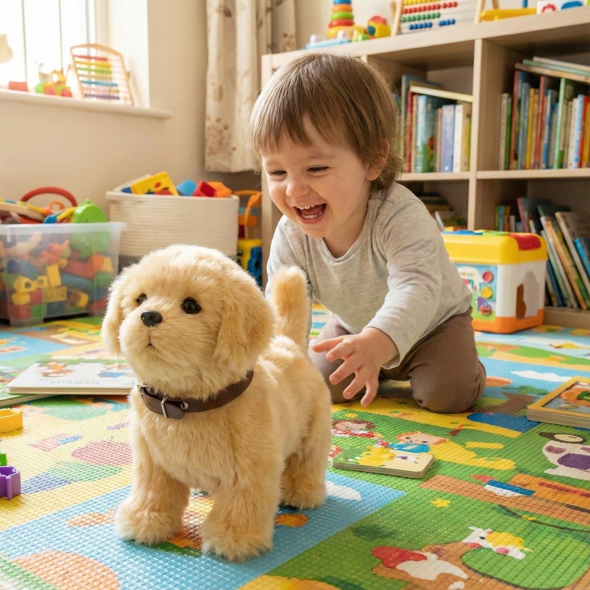 Interactieve Robot Puppy Speelgoed met Realistische Bewegingen voor Kinderen