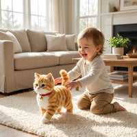 Interactief Knuffelkat Speelgoed met Realistische Bewegingen voor Kinderen