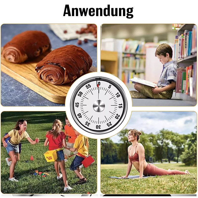 RVS Keukenklok