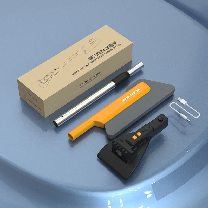 Brehn | 4-in-1 Auto-Sneeuwschuiver en IJskrabber, met oplaadbare LED en afneembaar ontwerp, voor Auto, SUV & meer
