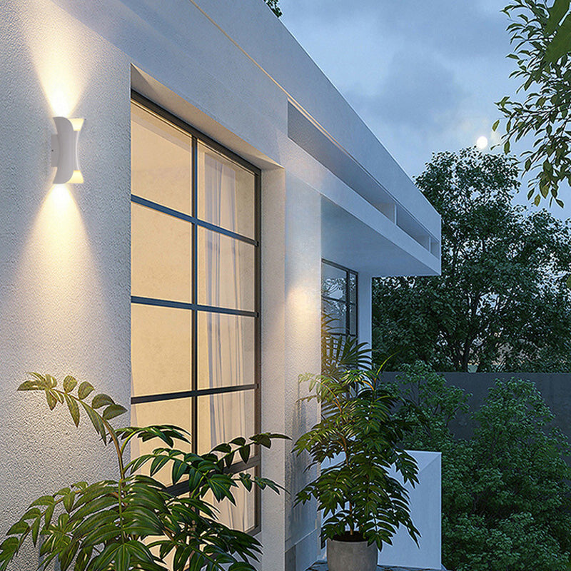 Noxel Gebogen Buiten Wand Gemonteerde Led Lamp