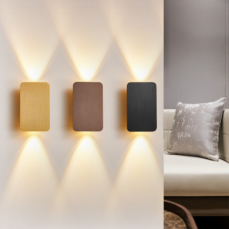 Moderne Vierkante Wandlamp Nova Slaapkamer/Woonkamer