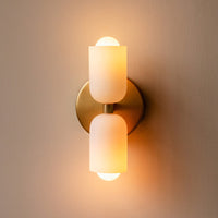 Valentina Moderne LED Binnen Wandlamp Goud Zwart Woonkamer Slaapkamer